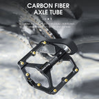 WEST BIKING 3 Bearings Ultralight Carbon Fiber Bushing Mountain Bike Pedal