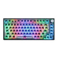82 Keys Bluetooth Wireless 3-mode RGB Hot-plug Customized Mechanical Keyboard Kit, Kit(White Transparent), Kit(Black Transparent)