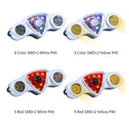 9+2 LED Bicycle Tail Light Rechargeable MTB Road Bike Headlight Warning Light