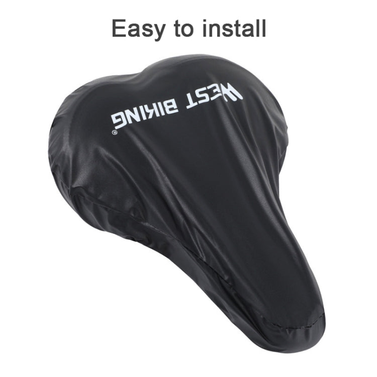 WEST BIKING 2pcs Bicycle Saddle Rain Cover Riding Equipment