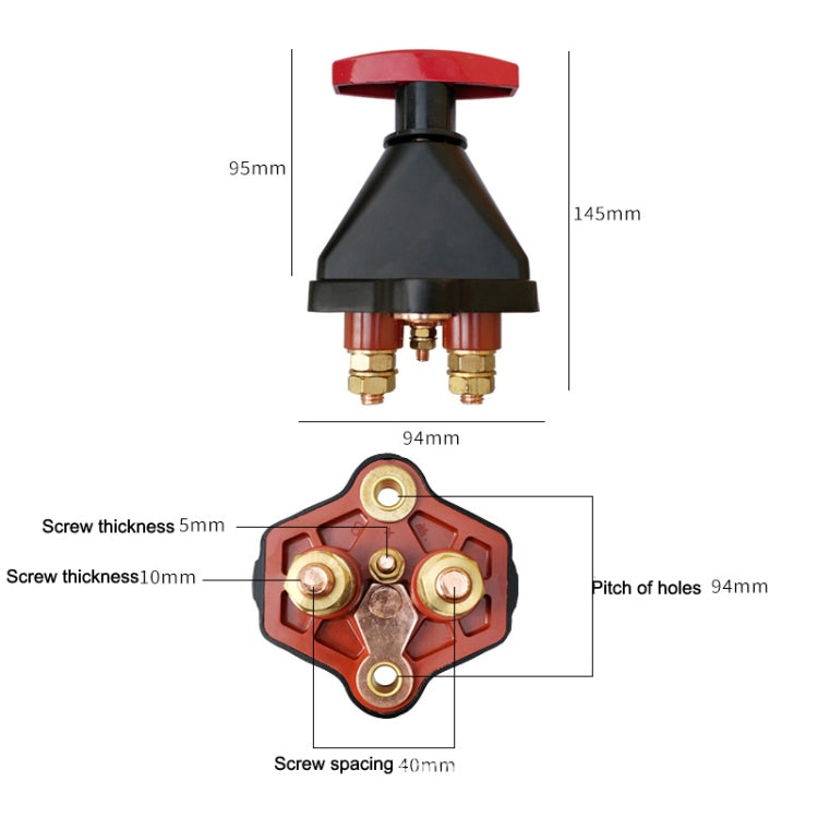 Ship Yacht Power Supply Power-off Switch Battery High Current Protection Control Switch, A802
