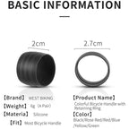 WEST BIKING 2pairs Road Bike Handlebar With Retaining Ring Brake Cable Protector