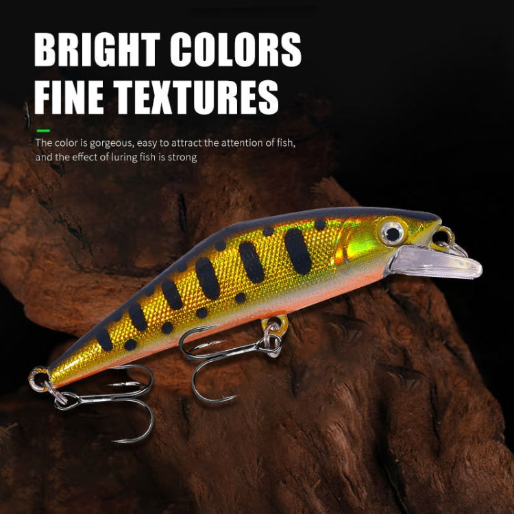 HENGJIA 5.7cm 3.4g Microbe Road Lures Slow Sinking Minnow Fake Bait, 1, 2, 3, 4, 5, 6, 7, 8, 9, 10, 10 Colors Bagged, 10 Colors Boxed