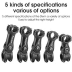 WEST BIKING Mountain Bike Adjustable Handlebar Angle Riser Handlebar Lift Accessories, 31.8x85mm, 31.8x100mm, 31.8x120mm, 25.4x100mm, 25.4x120mm