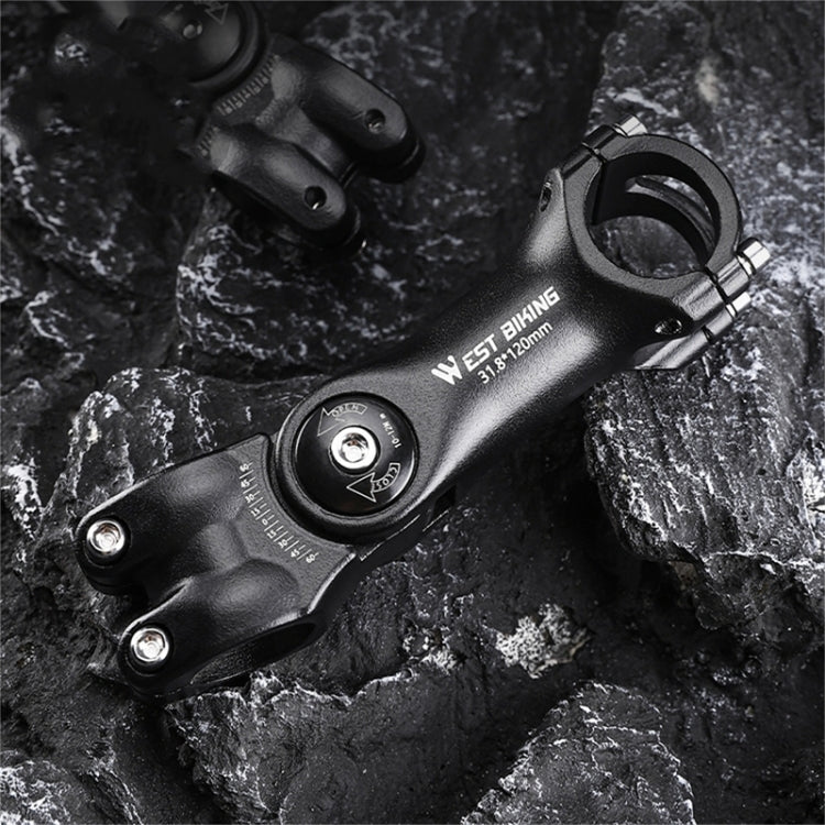 WEST BIKING Mountain Bike Adjustable Handlebar Angle Riser Handlebar Lift Accessories, 31.8x85mm, 31.8x100mm, 31.8x120mm, 25.4x100mm, 25.4x120mm