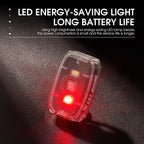 WEST BIKING Mini Bicycle Two-color Tail Light Riding Night Warning Light