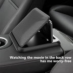 Car Mobile Phone Holder Carbon Fiber Pattern Silicone Dashboard Holder