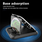 Car Mobile Phone Holder Carbon Fiber Pattern Silicone Dashboard Holder