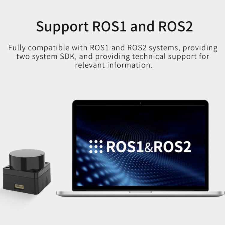 Yahboom Lidar ROS2 Robot SLAM Mapping Navigation Ranging TOF, MS200