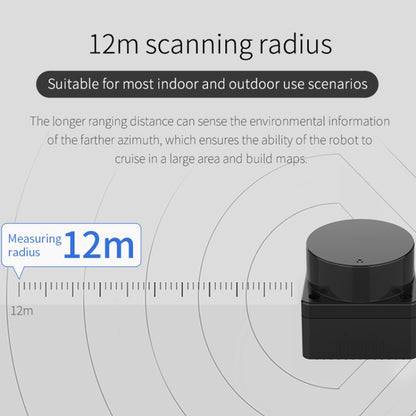 Yahboom Lidar ROS2 Robot SLAM Mapping Navigation Ranging TOF, MS200