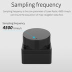 Yahboom Lidar ROS2 Robot SLAM Mapping Navigation Ranging TOF, MS200