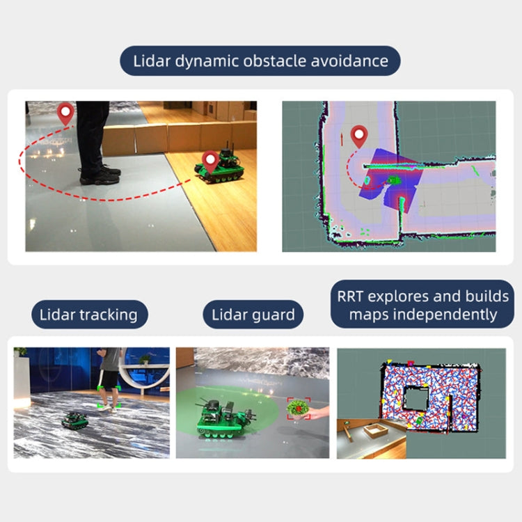 Yahboom Lidar ROS2 Robot SLAM Mapping Navigation Ranging TOF, MS200