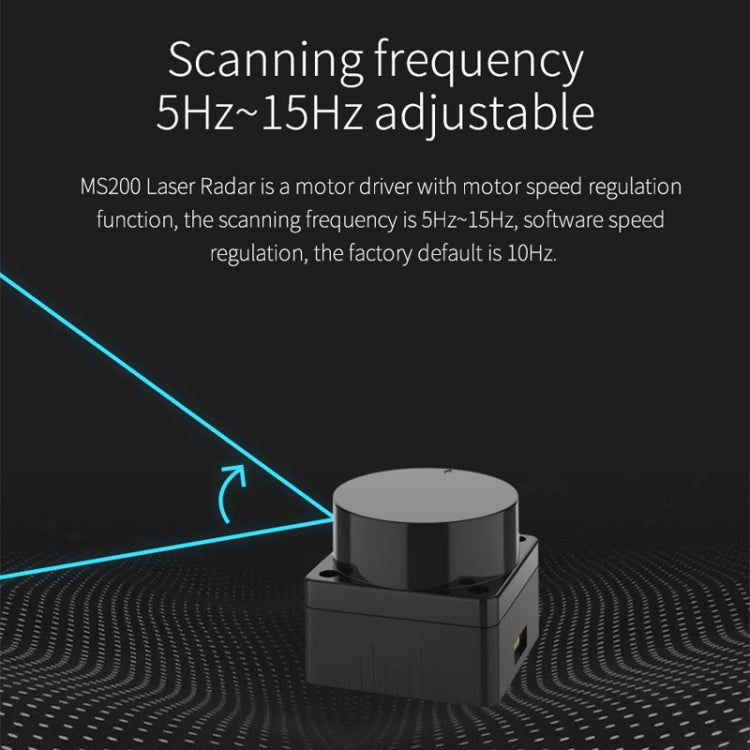 Yahboom Lidar ROS2 Robot SLAM Mapping Navigation Ranging TOF, MS200
