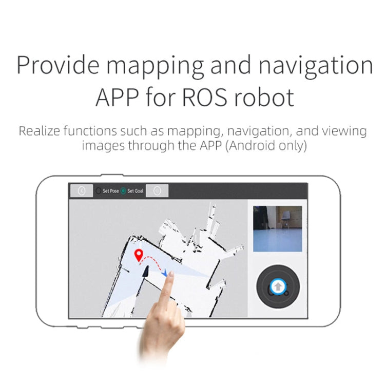 Yahboom Lidar ROS2 Robot SLAM Mapping Navigation Ranging TOF, MS200