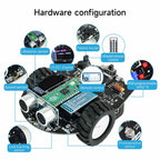 Yahboom Python Programming Smart Car Development Board Kit For Raspberry Pi Pico, Pico Robot