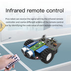 Yahboom Python Programming Smart Car Development Board Kit For Raspberry Pi Pico, Pico Robot