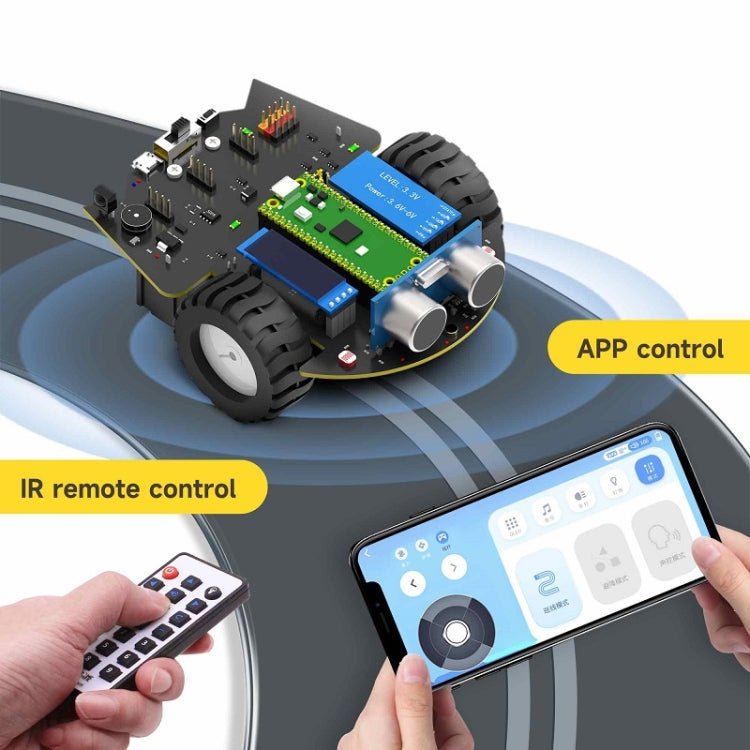 Yahboom Python Programming Smart Car Development Board Kit For Raspberry Pi Pico, Pico Robot