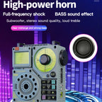 HanRongda HRD-A320 High Performance Multi-band Bluetooth Card Flashlight Lighting SOS Alert Radio, HRD-A320