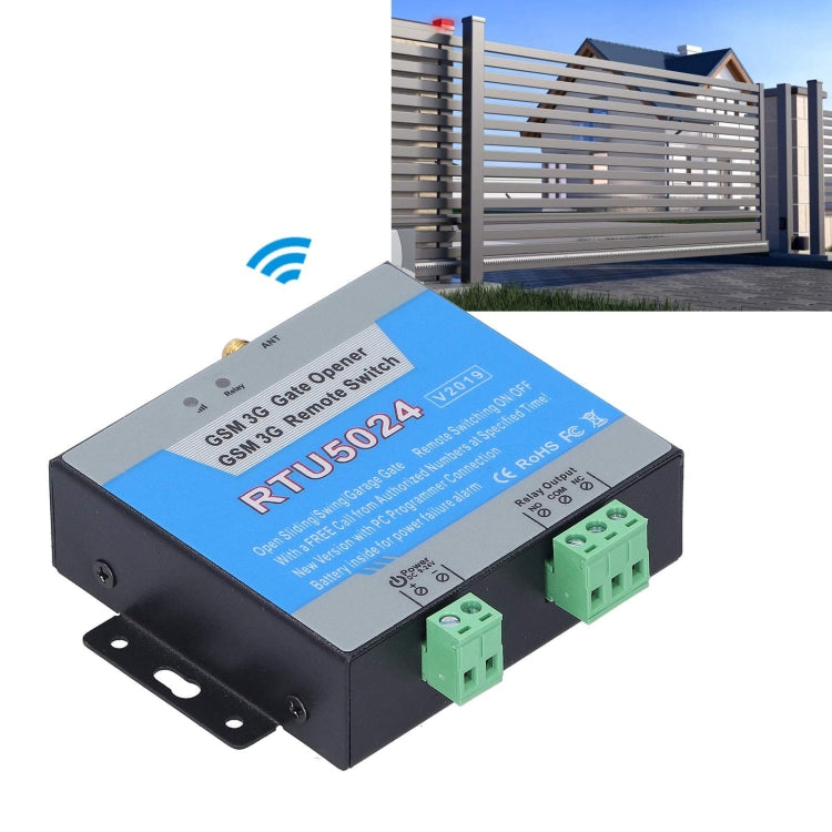 RTU5024 V2019 2G GSM Gate Opener Battery Inside for Power Failure Alert, RTU5024 V2019 2G