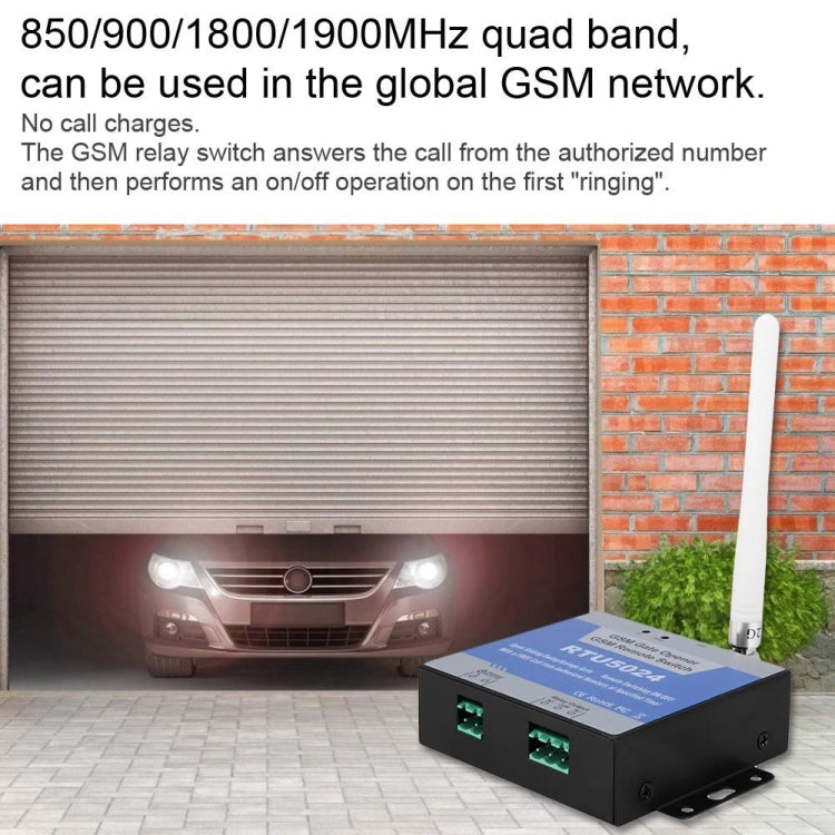 RTU5024 3G/GSM Gate Opener Module Relay Switch Remote Access Control, RTU5024 3G