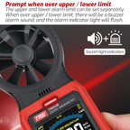 Portable Digital Wind Speed Meter Air Volume Tester, TASI TA642A, TASI TA642B, TASI TA642C