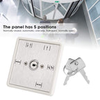 5 Position Key Switch Automatic Door Access Control, KS-FIVE