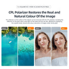 For Insta360 GO 3 / Go 2 AMagisn Lens Filters Waterproof Filter, ND8, ND16, ND32, ND64, UV, CPL, ND8+16+32, ND8+16+32+CPL, ND8+16+32+64