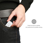 30m Mini Handheld Rechargeable Infrared Electronic Range Finder, White