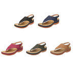 PU Leather Flip Flop Sandals Roman Style Adjustable Strap Sandals, 35, 36, 37, 38, 39, 40, 41, 42, 43