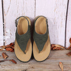 PU Leather Flip Flop Sandals Roman Style Adjustable Strap Sandals, 35, 36, 37, 38, 39, 40, 41, 42, 43