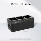 For DJI Mavic 3 Series LKTOP 200W 3-Channel Battery Charger, US Plug, EU Plug