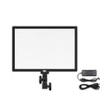Pixel P50 Dual Color Temperature Flat Panel Fill Light 45W Soft Outdoor Shooting Fill Light For Straight Photography, Lamp+US Plug Adapter, Lamp+EU Plug Adapter, Lamp+UK Plug Adapter, Lamp+AU Plug Adapter