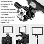 Pixel P50 Dual Color Temperature Flat Panel Fill Light 45W Soft Outdoor Shooting Fill Light For Straight Photography, Lamp+US Plug Adapter, Lamp+EU Plug Adapter, Lamp+UK Plug Adapter, Lamp+AU Plug Adapter