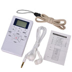 HanRongda HRD-109 Portable Mini FM Radio Conference Receiver, HRD-109 White