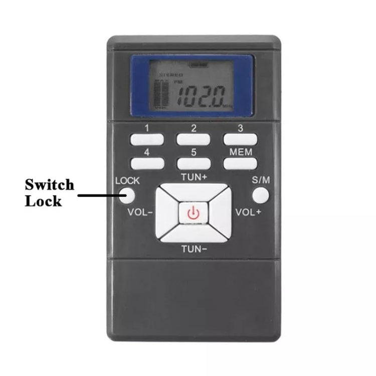 HanRongda HRD-109 Portable Mini FM Radio Conference Receiver, HRD-109 White