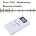 HanRongda HRD-109 Portable Mini FM Radio Conference Receiver, HRD-109 White