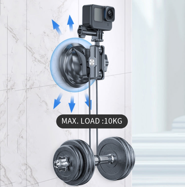 TELESIN Car Action Camera Holder Suction Cup 360 Degree Adjustable, TELESIN  Single