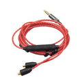 For Shure MMCX / SE215 / SE535 / SE846 / UE900 Volume Adjustment Headphone Cable, 1.2m