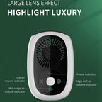 Leafless Hanging Neck Fan Mini Handheld Fan USB Rechargeable Fan, Without Negative Ions White, Without Negative Ions Green, With Negative Ions White, With Negative Ions Green