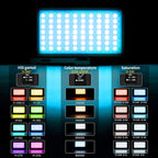 Pixel G1S Mini Outdoor RGB Color Fill Light Camera Small Desktop Lights