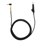For Boss QC15 Headphone Audio Cable Braided Replacement Cable, ZS0017 Black