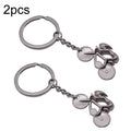 2pcs Simulated Bicycle Metal Key Chain, BY-333