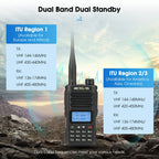 RETEVIS RA89 UV Dual-segment IP68 Waterproof Dual-guard Dual-standby Walkie Talkie