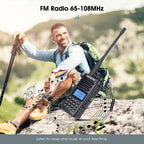 RETEVIS RA89 UV Dual-segment IP68 Waterproof Dual-guard Dual-standby Walkie Talkie