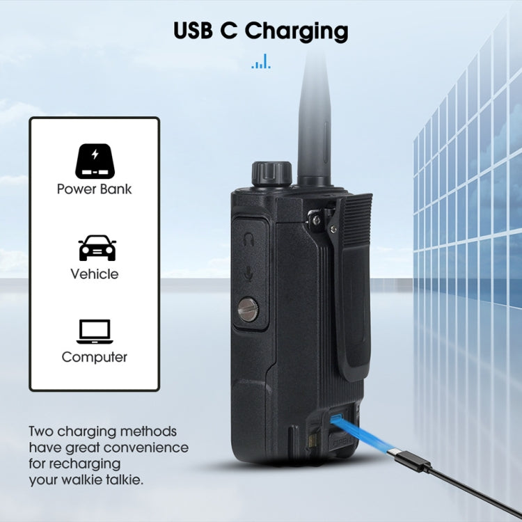 RETEVIS RA89 UV Dual-segment IP68 Waterproof Dual-guard Dual-standby Walkie Talkie