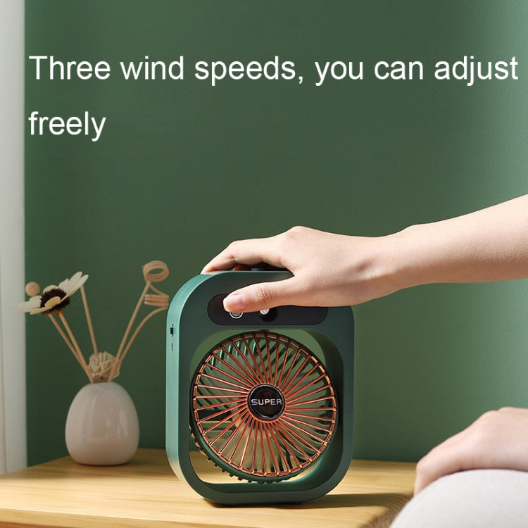 USB Charging Humidification Air Conditioner Fan Nano Spray Desktop Portable Cooling Fan