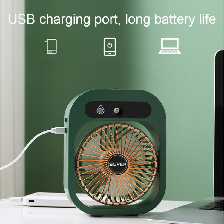 USB Charging Humidification Air Conditioner Fan Nano Spray Desktop Portable Cooling Fan