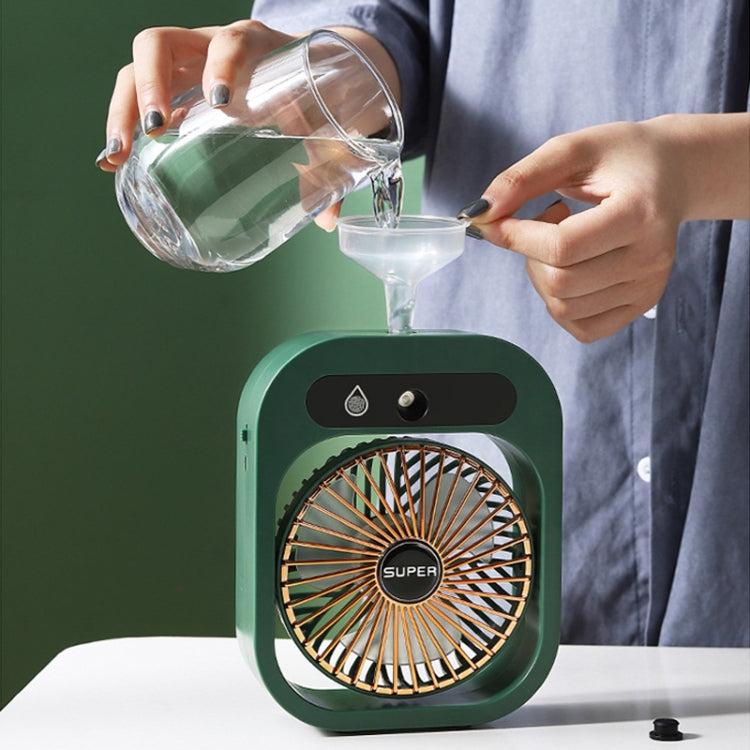 USB Charging Humidification Air Conditioner Fan Nano Spray Desktop Portable Cooling Fan