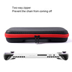 For ASUS ROG Ally Game Console Portable PU Waterproof Storage Box, Storage Box (Red)