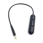 For BOSE QC25 / OE2 / QC35 / AKG / Y50 / Y40 Headphones Bluetooth Cable, ZS0012 Black